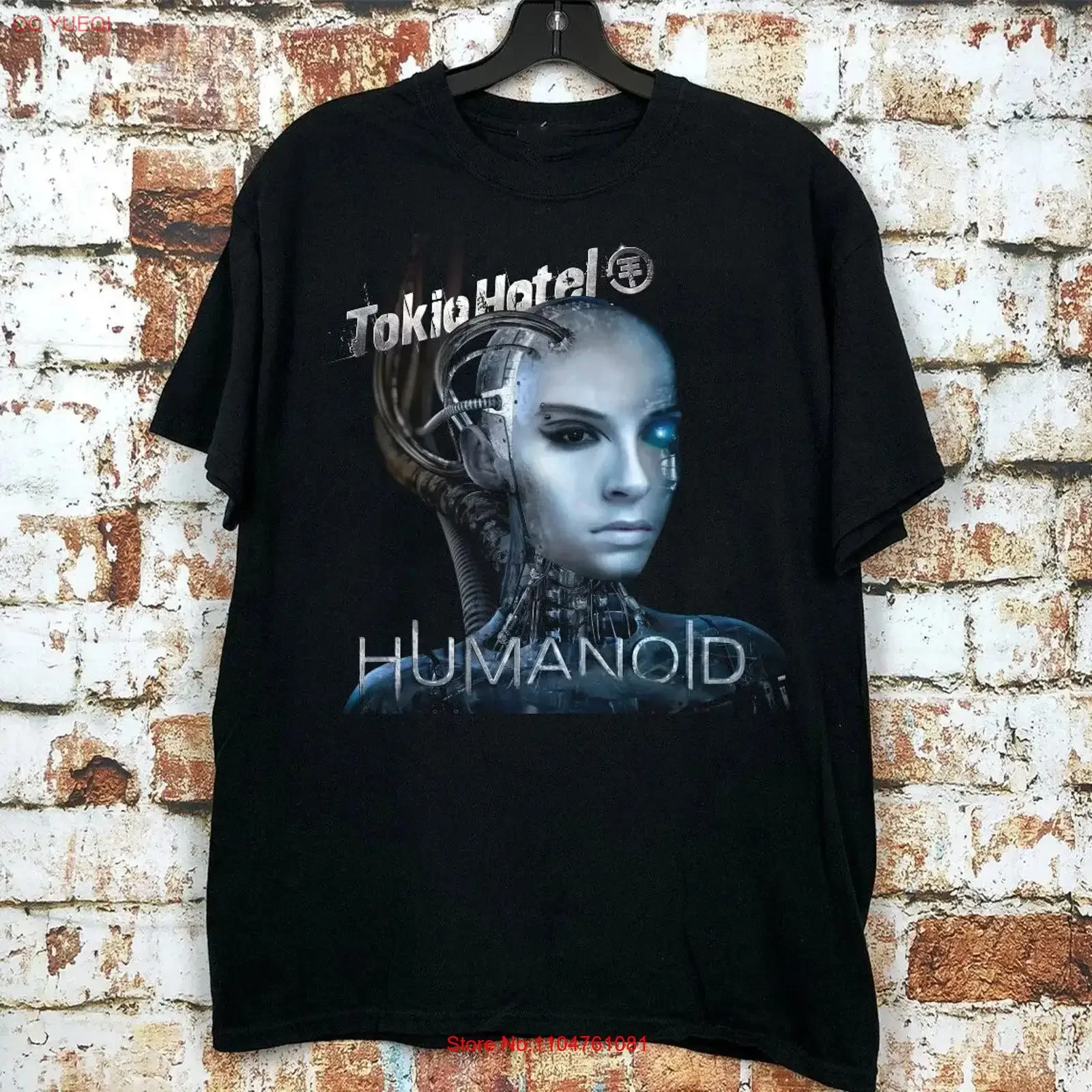 Tokio Hotel BAND Humanoid Black Cotton T Shirt All Size S 5XL vintage Washed homme Slightly Top For Everyday Wear Stretched