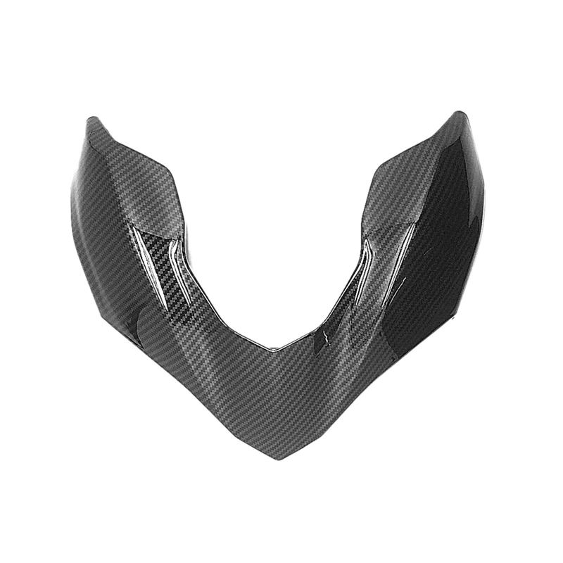 

Carbon Upper Front Headlight Fairing Beak Nose Cone Extension Cowl Winglet Wing Cover For Kawasaki Z900 2017 2018 2019