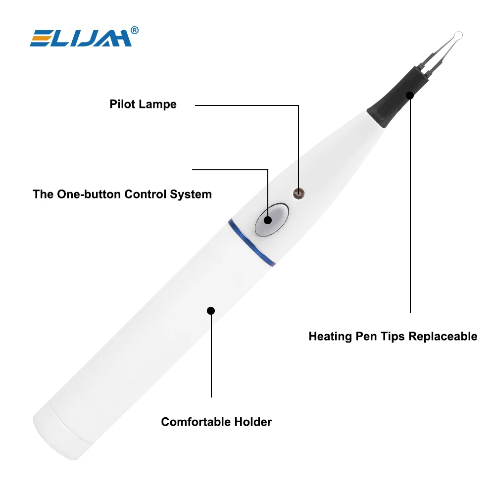 Dental Gutta Percha Cutter Dental Dissolved Breaker Gutta Percha Cutter 4 Tips Oral Gutta Percha Tooth Gum Cutter Dentistry Tool