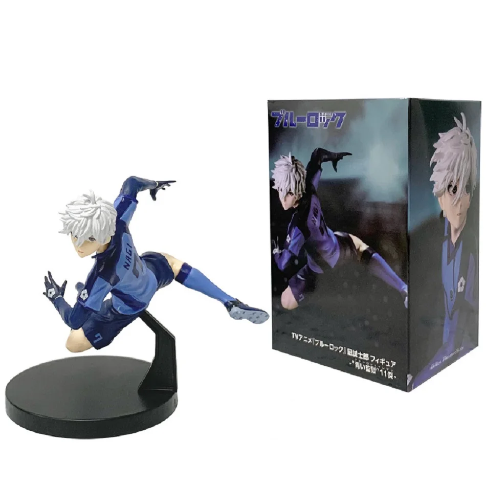 Heiß begehrte Anime BLUE LOCK Animation Version Blue Forbidden Zone Idol Figur Itoshi Nagi Nr. 10 PVC Modell Ornament Sammlerstück Spielzeug Geschenk – Detail 16