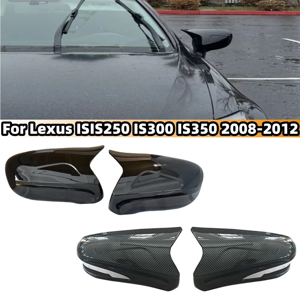 

For Lexus IS IS250 IS300 IS350 2008 2009 2010-2012 LHD M Style Car Side Wing Rearview Mirror Cover Reversing Mirror Cap Trim