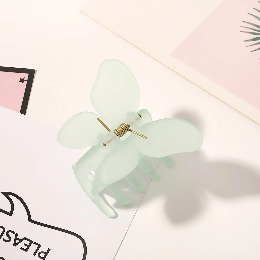 Frauen Kleine Schmetterling Haar Klaue Acryl Klaue Clip Mädchen Süße Haarnadel Krabben Haar Clips Chic Haar Clip Mode Haar Zubehör – Detail 37
