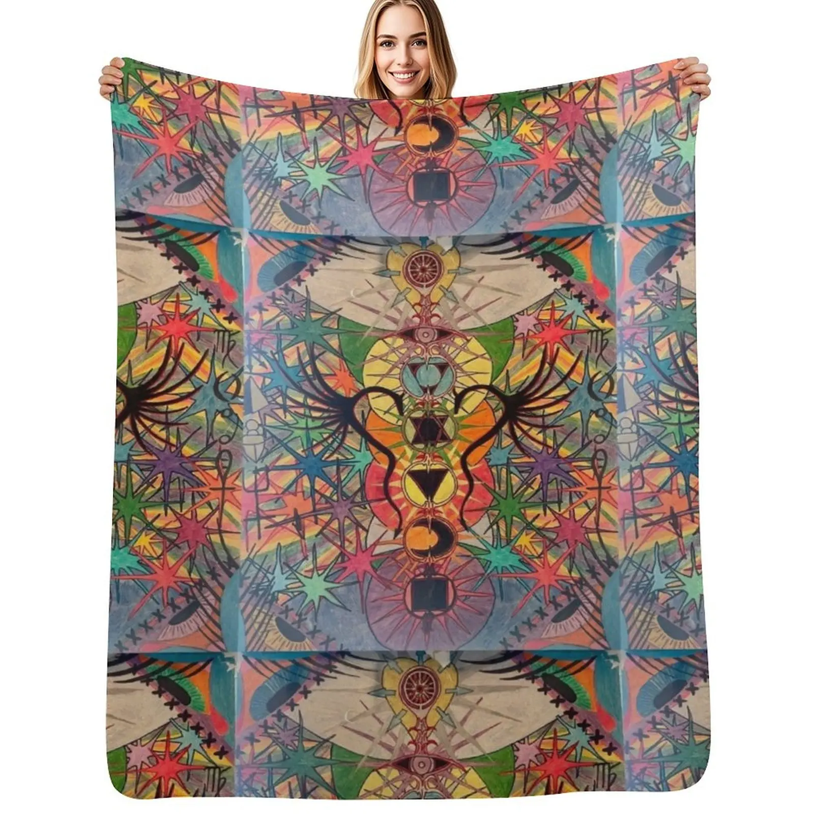 

Angels on the Sideline Throw Blanket Cozy Napping Blanket Gift for Mom Dad