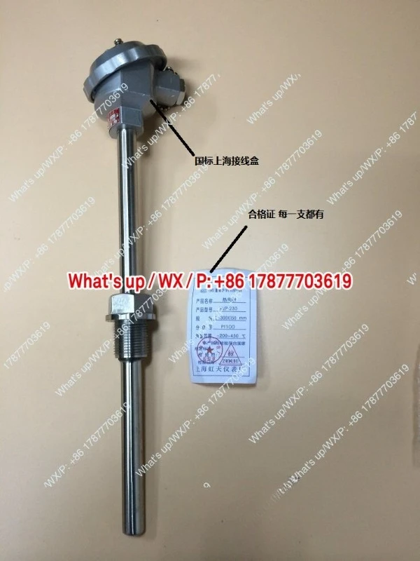 PT100 Stainless Steel Thermistor, Thermocouple, Temperature Sensor WZP-230/WZP-231 Fixed Thread