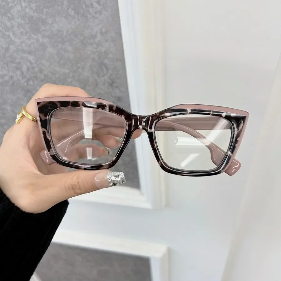 Fashion Trendy Square Eyeglasses Frames Women Men Transparent Clear Brand Designer Optical Colorful Frame Oculos