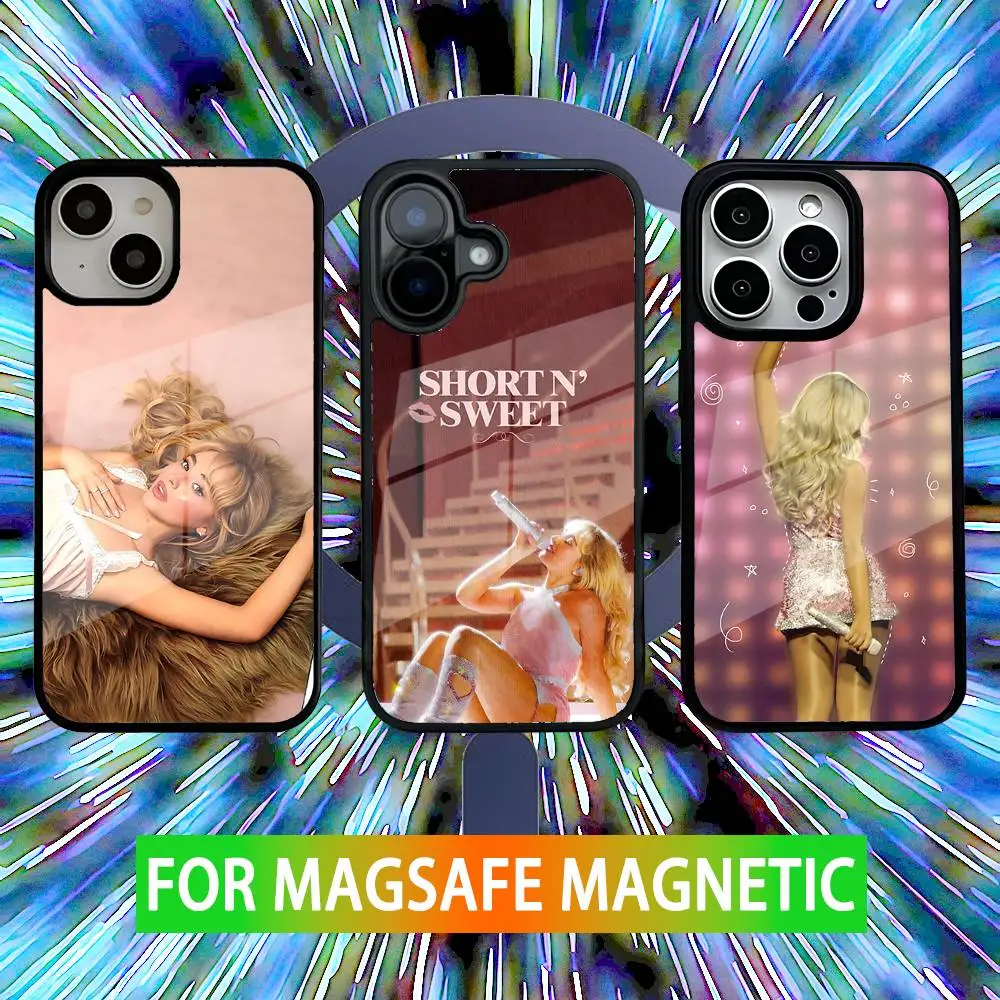 

Sexy S-Sabrina C-Carpenter Phone Case For iPhone 16,15,14,13,12,11,Pro,Max,Plus,Mini,SE New Magsafe Magnetic Wireless Charging