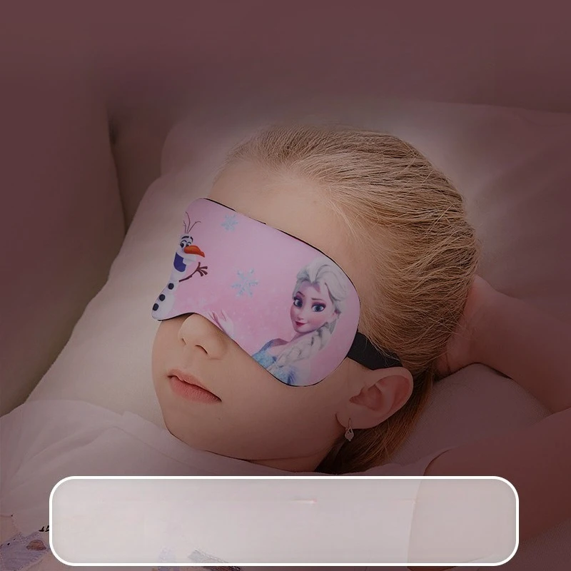Disney Children's Eye Mask Parent-Child Sleeping Eye Mask Ice Silk Nap Eye Mask Baby Shading Eye Mask Adult Eye Mask