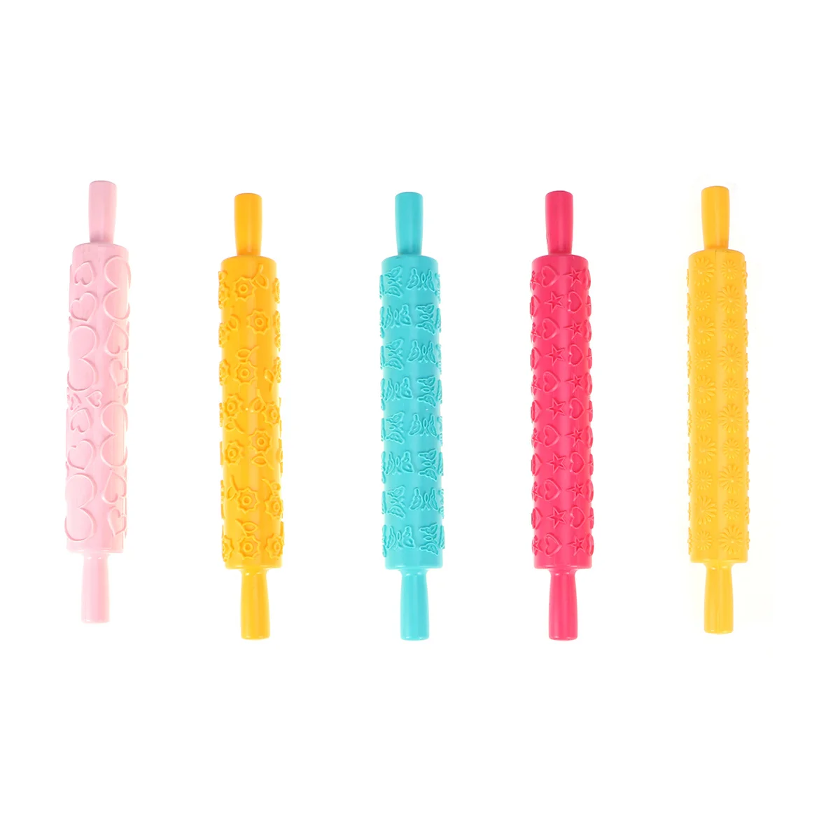 

12 шт., набор тисненных скалка, пластиковый инструмент для украшения торта из помадки для сахарной пасты, марципановая глина, тесто для рукоделия, выпечки