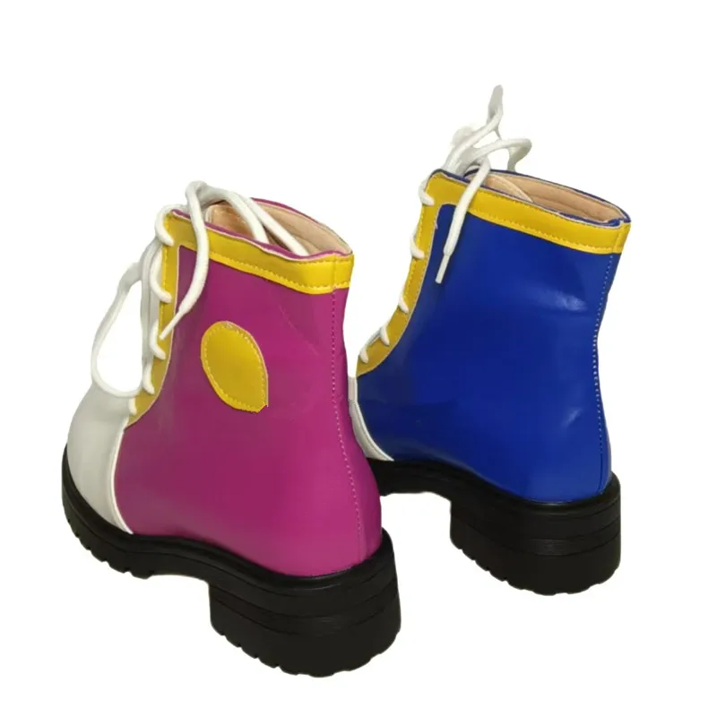 大人子供ユニセックスアニメピエロコスプレブーツ個人混合色フェスティバルアクセサリー靴カスタマイズされたサーカスの記念品