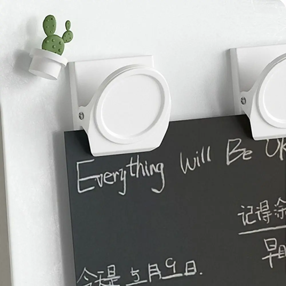 لوحة معدنية متعددة الوظائف لوحة ملصق مغناطيسية مشبك مغناطيسي لوحة ملاحظات متحركة لسطح المكتب مذكرة منزلية #2