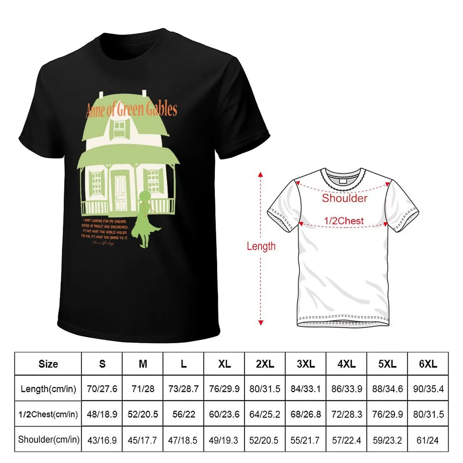 Anne of green gables Anne Shirley lm montgomery quote Book Lover gift for teacher Best friend poster art print T-Shirt