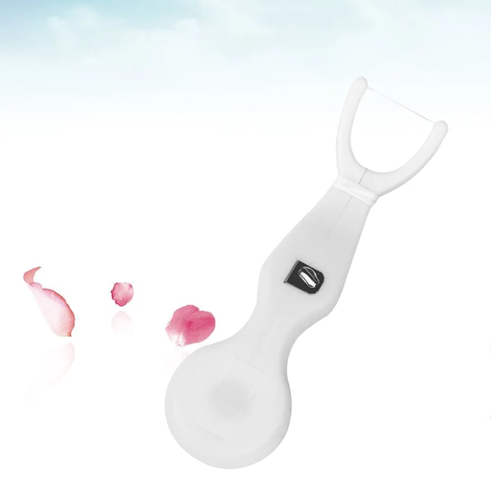 

Dental Floss Pick Wax Coated Teeth Flosser Strong Easy Insert Gingivitis Prevention Flexible Wire Replacement