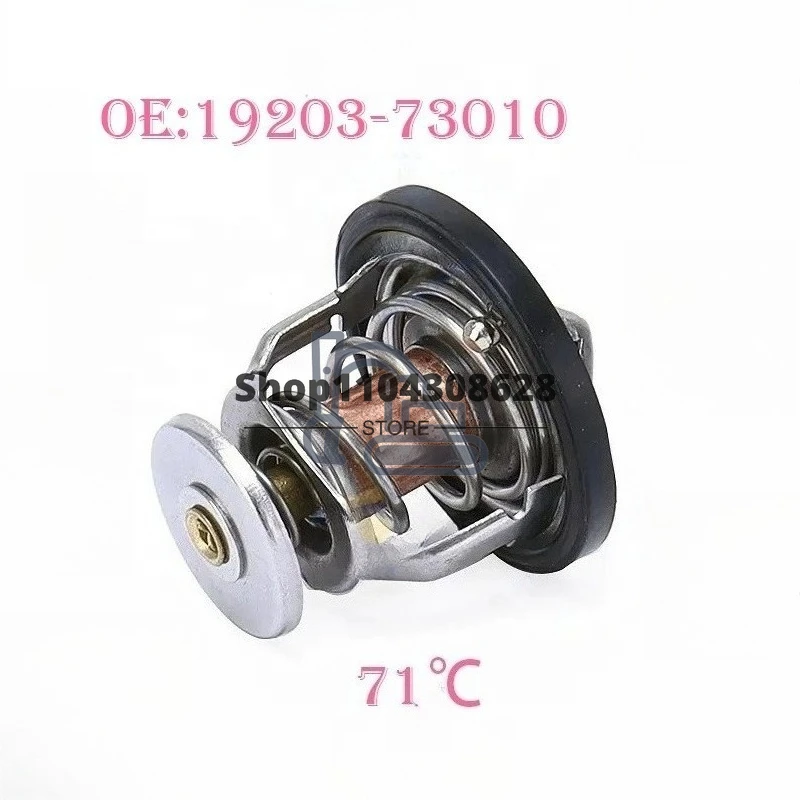 Engine Thermostat 71℃ 19203-73010 For Kubota Z482 D722 D850 D950