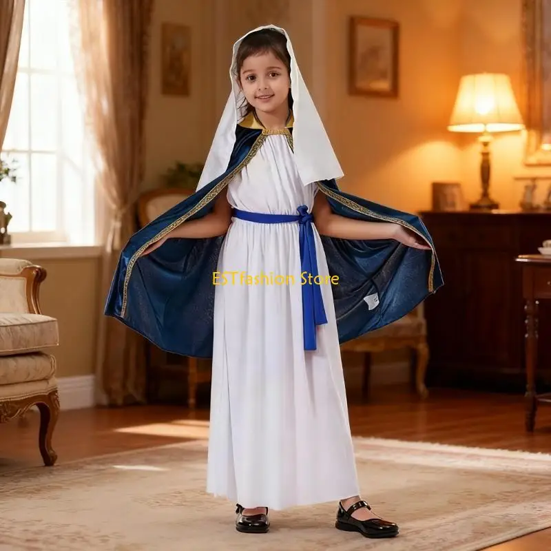 

Y5GC Easy Care Girls Cosplay Costume Quick Drying Polyester Role Play Outfit for Frequent Use in School Activity