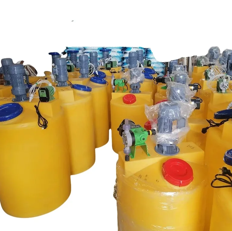 

For Polyethylene Water Storage Tank Plastic Chemical Dosing Tank With Agitator
