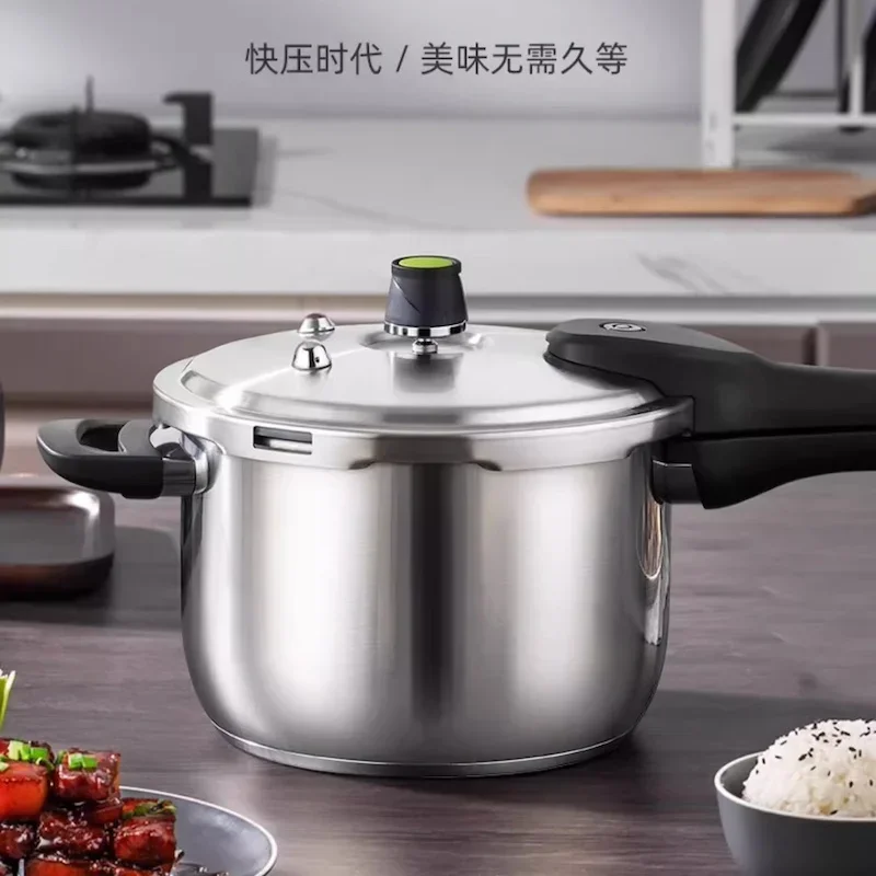 Steamer Pressure Cooker Stainless Steel 90Kpa Pressure Canner Multifonction 8.5L Pressure Cooker Induction Cooker Gas Universal