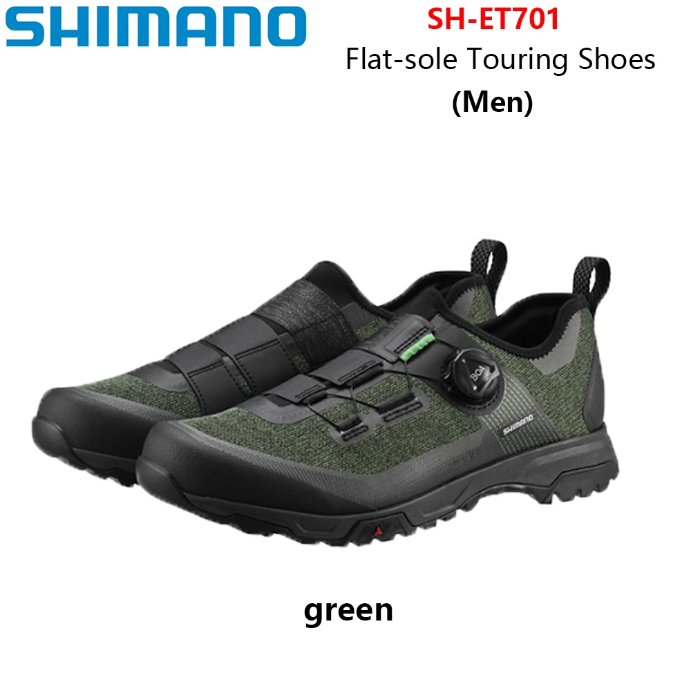 Shimano ET7 ET701 Touringschoenen met platte zool Racefietsen Mountainbikes Platte rijschoenen Ontgrendelde rijschoenen