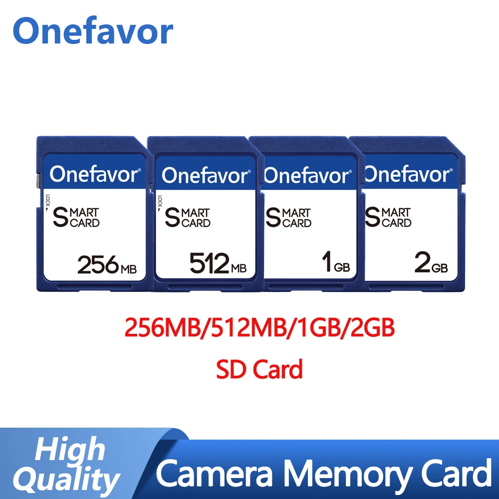 onefavor SD Card 256MB 512MB 1GB 2GB SD Memory Card Secure Digital Flash Small Capacity Kodak Kainen Old Camera PDA Storage Card