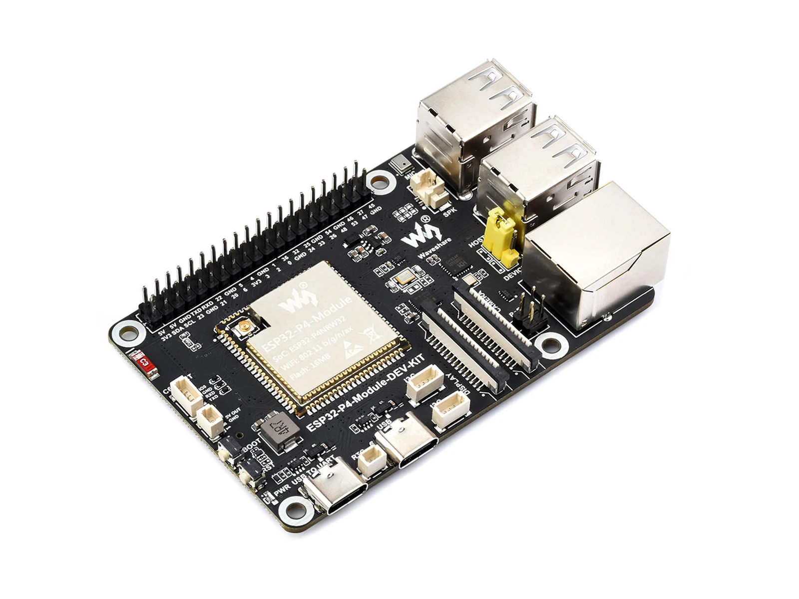 

Waveshare ESP32-P4-Module High-performance Development Board, Based On ESP32-P4 And ESP32-C6, Supports Wi-Fi 6 Bluetooth 5/BLE