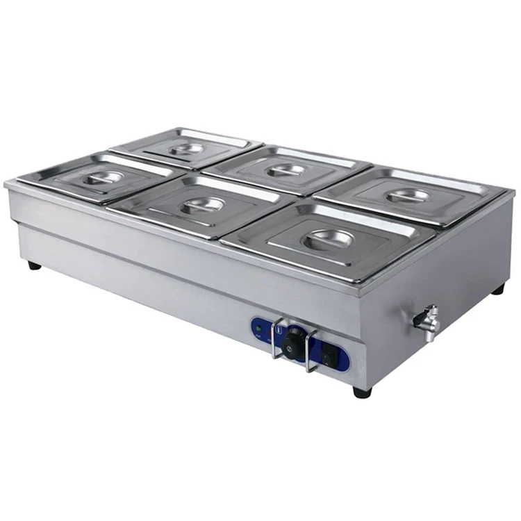 Commercial Large Catering Equipment Electric Bain Marie Food Warmer