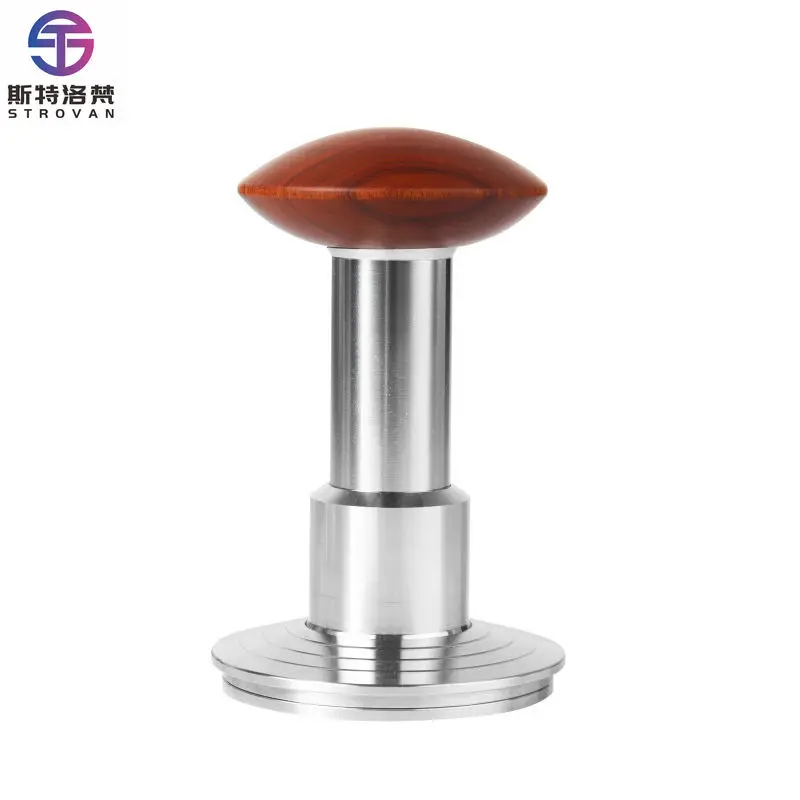 51 53 58mm Tamper Automatic Impact Coffee Tamper Adjustable Const Pressure Coffee Bean Press Hammer