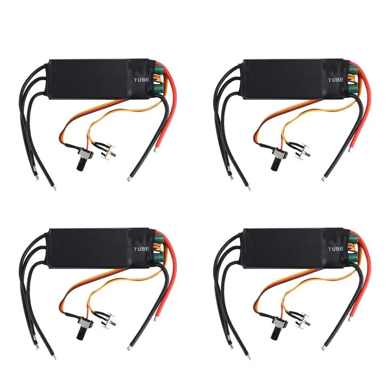 4X DC6-24V 1000W BLDC 3 Phase DC Brushless Motor Driver Hallless DC Motor Drive Board Speed Controller Regulator