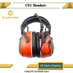 EARMOR Bluetooth Ver C51 Pickup&Electronic Noise Canceling Earphones Cantilever Microphone Shooting Hearing Protection Earmuffs