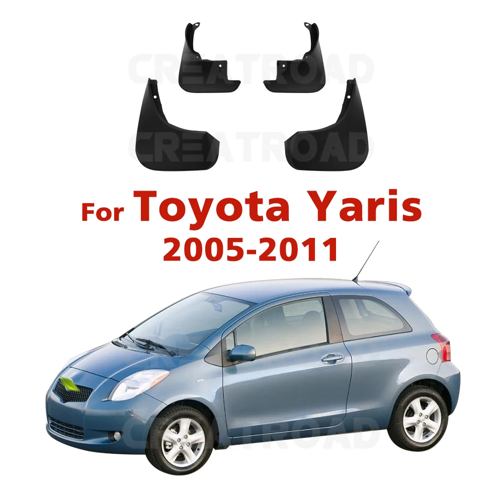 For Toyota Yaris Hatchback Hatch 2005 2006 2007 2008 2009 2010 2011 Fender Mudguard Mud Flaps Guard Splash Flap Mudguards