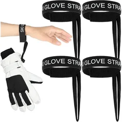 Correas para guantes de deporte de esquí, correa elástica para muñeca, correa para guantes, esposas, correa para guantes para esquí, snowboard, accesorios de montañismo