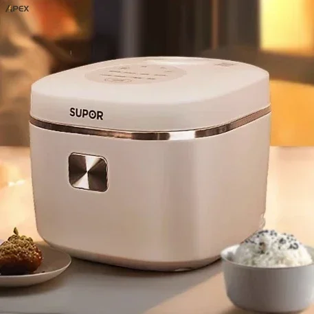 Coating-free electric rice cooker. For 2-4 people. 3 liters. Multifunctional. Stainless steel inner pot. 0 coating.