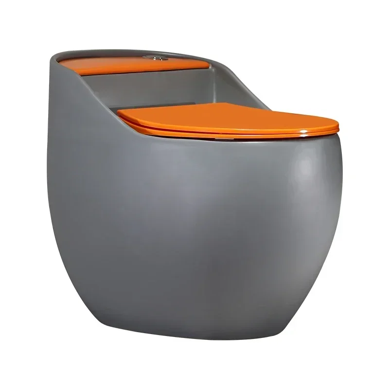 

Small egg toilet creative color siphon pumping small apartment bathroom household toilet