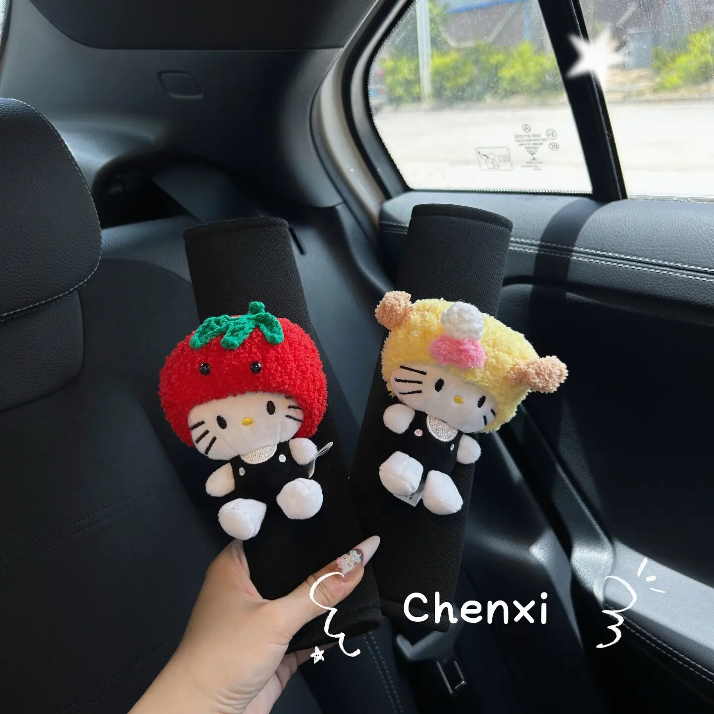 

Hello Kitty Seat Belt Covers Car Accessories Accesorios Coche Car Shoulder Pad Seat Belt For Adults Youth Kids Accessories