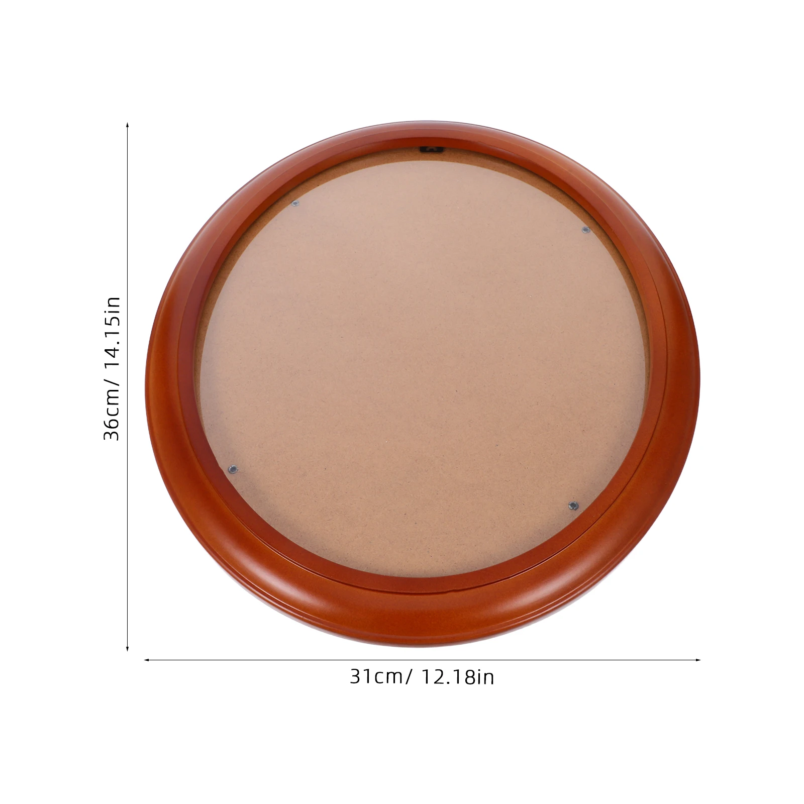 Oval Solid Wood Picture Frame Wooden Picture Holder Hanging Picture Frame Bedroom Photo Holder Retro Photo Frame Home Decoration