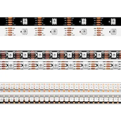 SK6812 RGBW Led Strip Light 4 in 1 Similar WS2812B 1m 5m 30 60 144 LEDs Individual Addressable RGBWW Led Lights IP30 65 67 5V12V
