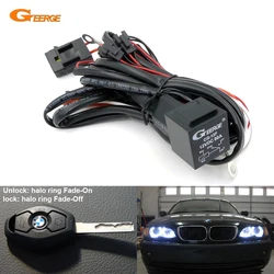 Relay Wiring Harness W/ Fade-on Fade-off Features For BMW E53 E70 X5 E71 X6 E84 X1 E83 F25 X3 X4 CCFL LED Angel Eyes Halo Rings