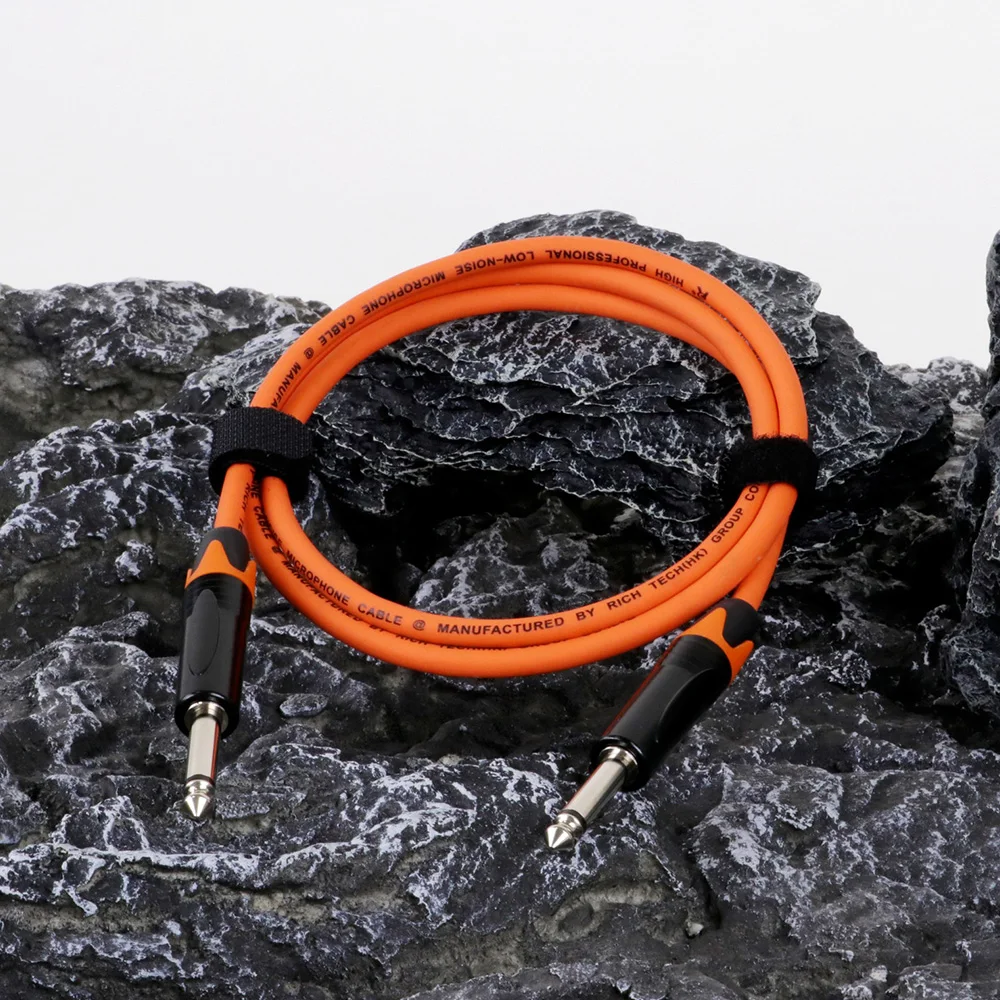 سلك مقبس أحادي إلى مقبس توصيل صوتي للذكور للخلاط ، الغيتار الكهربائي ، مكبر صوت جهير ، مكبر صوت ، كابل ، من من من من من من من من الخارج ، من الخارج ، من الخارج ، من الخارج إلى الخارج