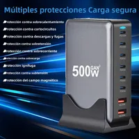 Cargador GaN USB-C 500W