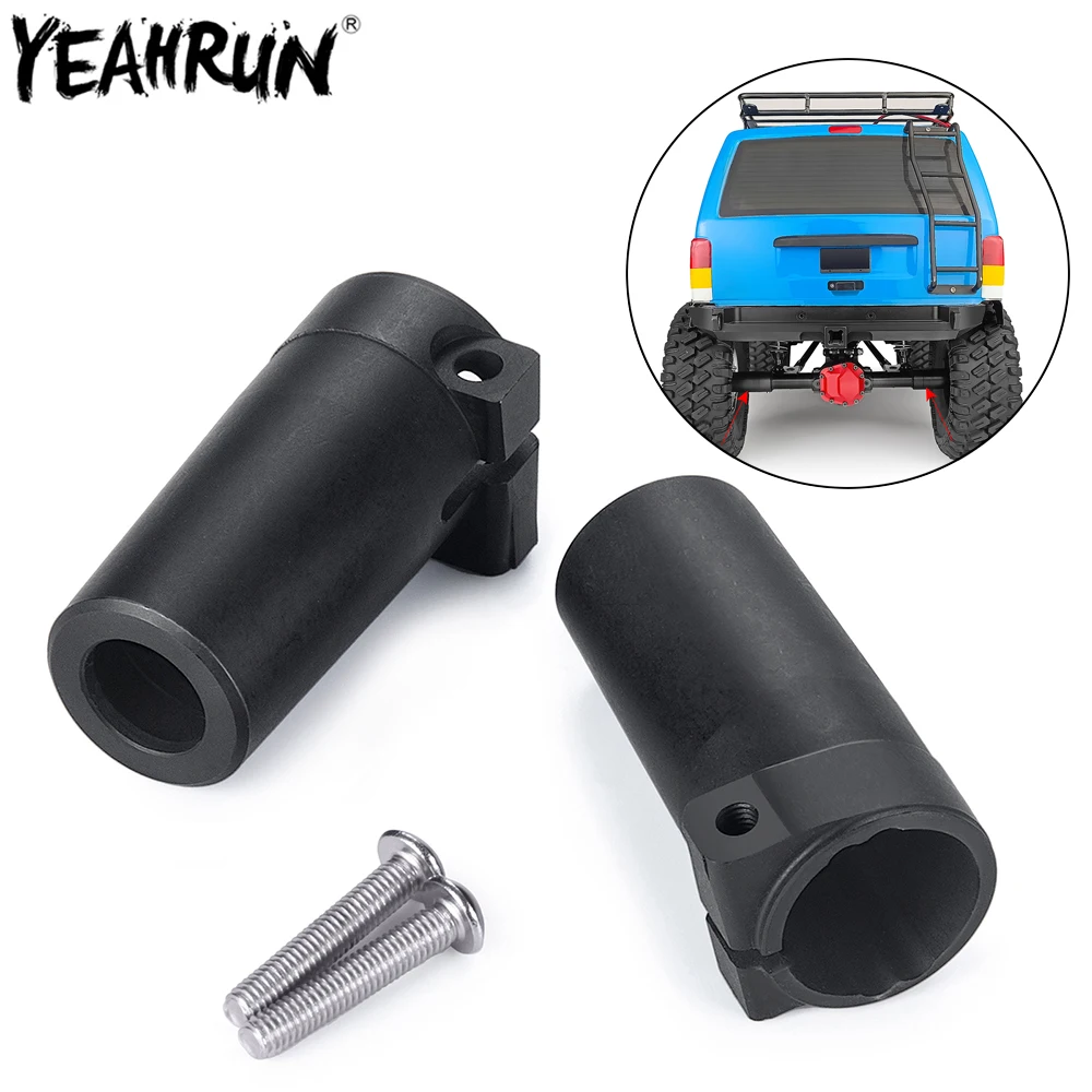 

YEAHRUN 2 шт. матовый черный металлический задний вал адаптер для 1/10 Axial SCX10 II 90046 RC Гусеничный автомобиль обновленные детали