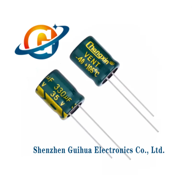20PCS 35V330UF high-frequency low resistance brand new genuine plug-in electrolytic capacitor 330UF 35V volume 10X13