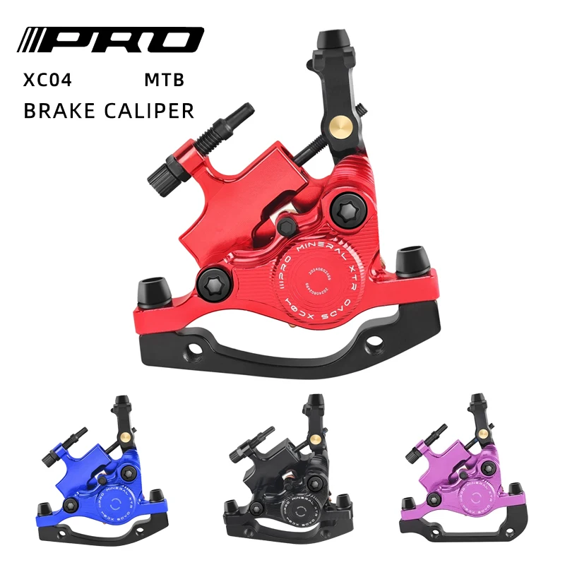 

IIIPRO XC04 Dual-Piston Hydraulic Disc Brake | MTB Brake Caliper High-Power Bicycle Disc Brake System Enduro Cycling Components