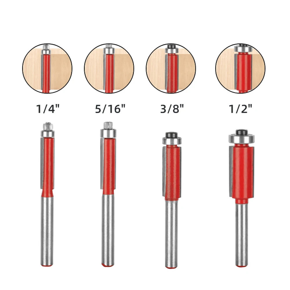 A Set Of 4-piece Manual DIY Carving Woodworking Bearing Trimming Knives For Woodworking Right Angle Edge Sealing Knives