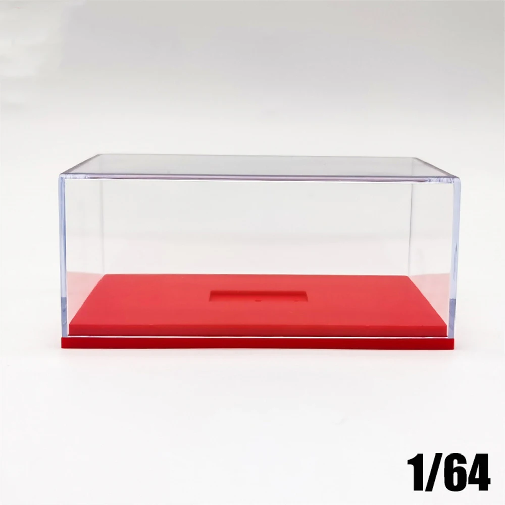 Acrylic Display Case Fit for 1:64 Mini Size Dust Proof Clear Box Cabinet 1/64 Action Figures Display Box