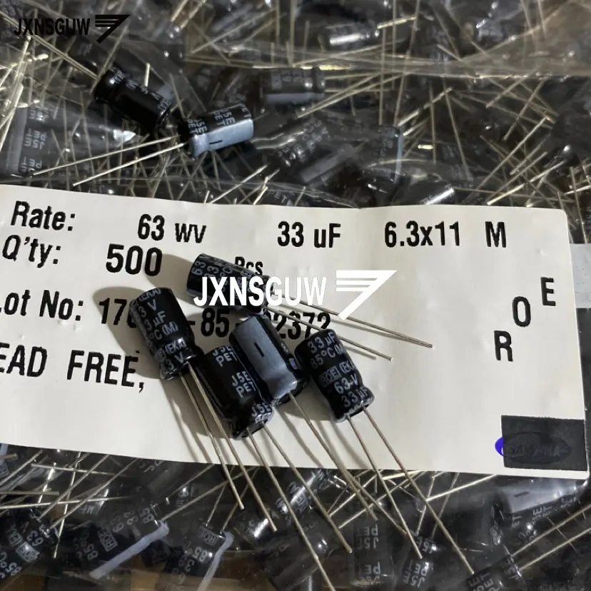 20PCS ROE 25V 35V 50V 63V 100V 1UF 2.2UF 10UF 22UF 33UF 100UF Audio Electrolytic Capacitors 105 degrees Aluminum Electrolytic