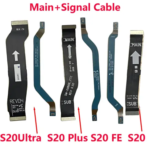 For Samsung S20 Plus Ultra FE G980 G981 G985 G986 G988 G780 G781 Wi-Fi Signal Antenna USB Dock Main Motherboard Flex Cable