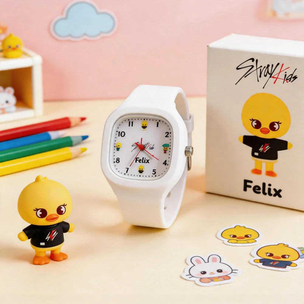 Reloj Original de Dibujos Animados SKZOO Straykids, Reloj de Pulsera para Estudiantes de Secundaria, Regalo para Festivales