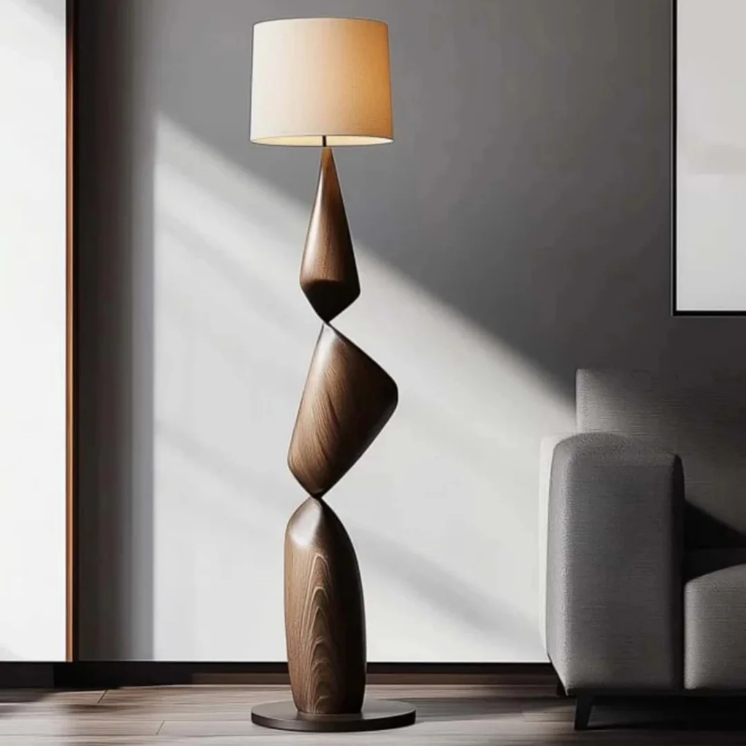 Stacked Irregular Walnut Craftsmanship Decorations For A Brazilian-style Living Room Villa - Wooden Handicraft Decorative Items