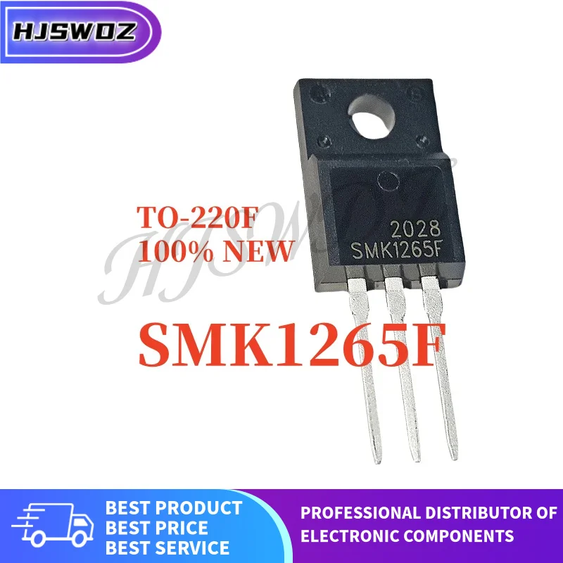 10PCS SMK0465 SMK0825 SMK1265 SMK0765 SMK1060 SMK0870 SMK1060F SMK830 SMK1265F TO-220F N-channel MOSFET field-effect transistor