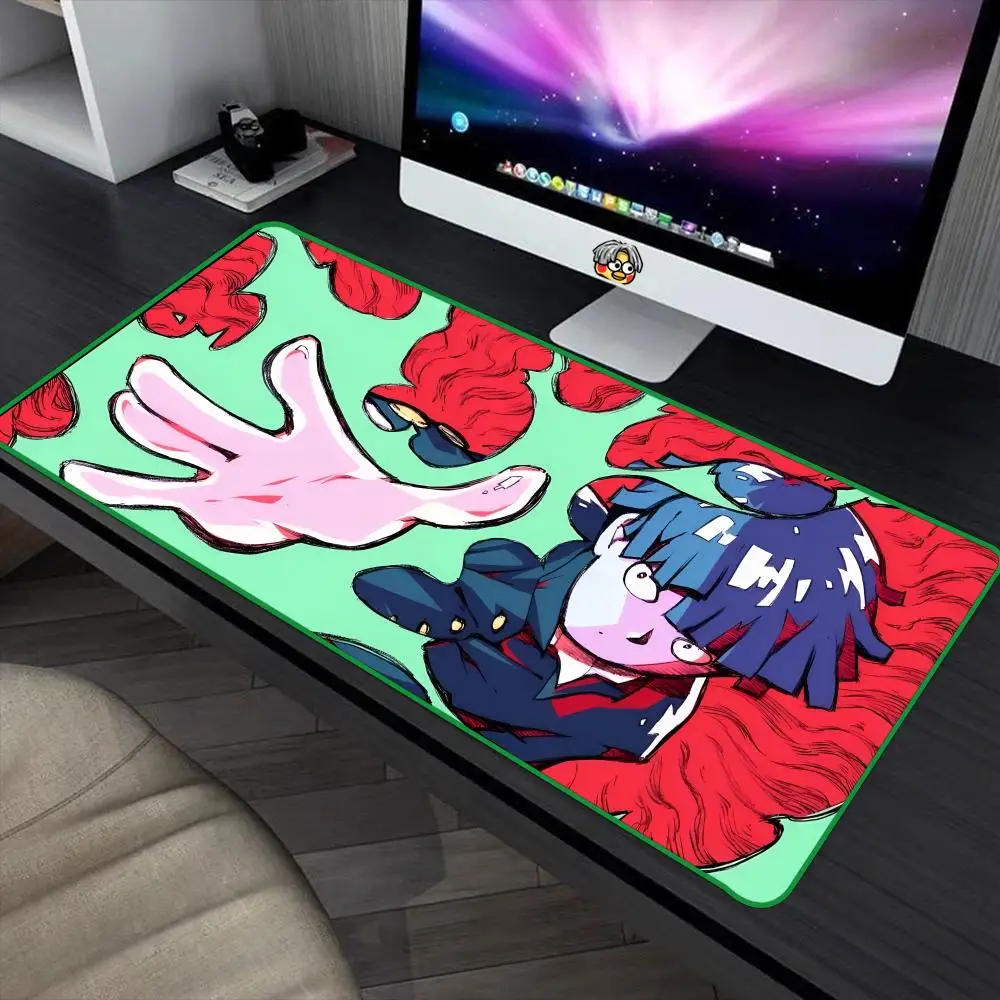 Cool M-Mob P-Psycho 100 Mouse Pad 90x40cm Green Colorful Lock Edge Pure Natural Rubber Desktop Anti slip Large Mouse Pad