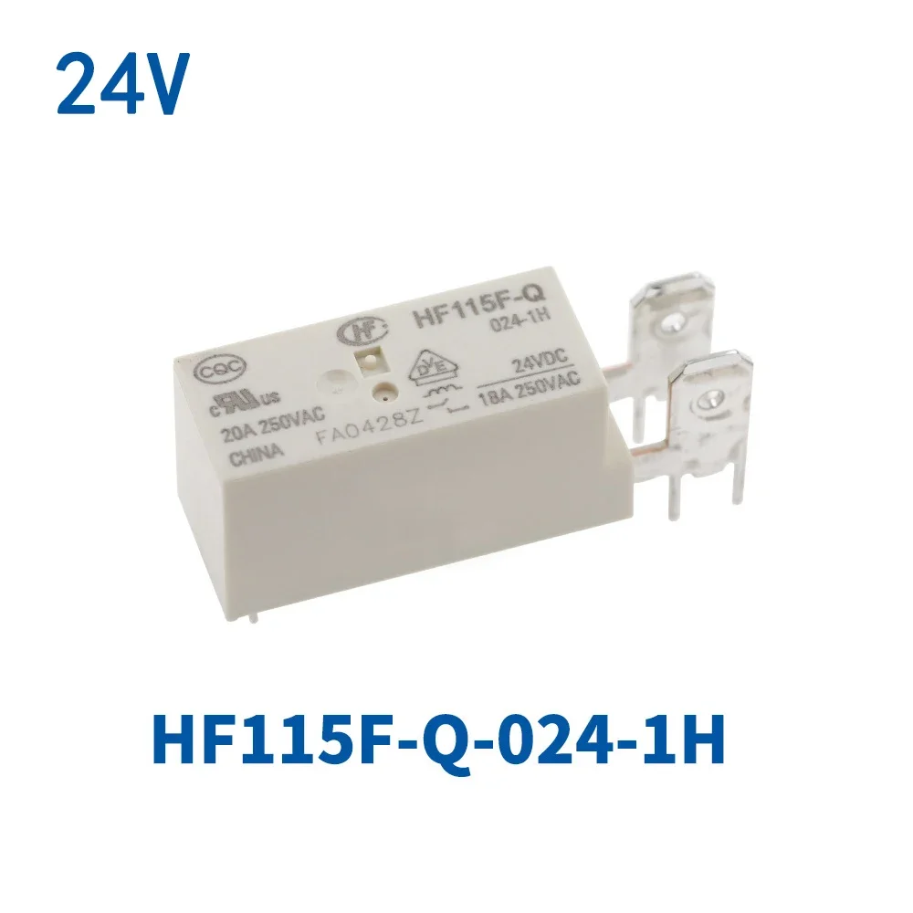 2PCS 5V/12V/24V/48V Relay HF115F-Q-005-1H HF115F-Q-012-1H F115F-Q-024-1H F115F-Q-048-1H 05VDC 12VDC 24VDC 48VDC 18A DC Relay