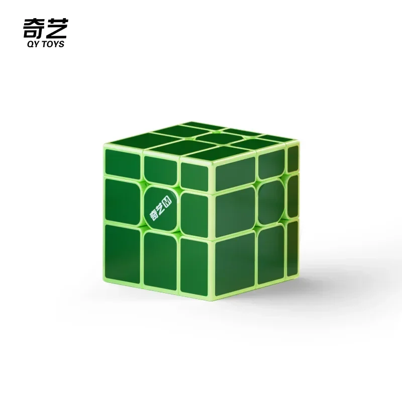 2024 Qiyi Cast Coated 3x3 Cubo Magico Puzzle Colored Porcelain Mirror 3x3  Magnetic Magic Speed Cube  Professional Fidget Toys